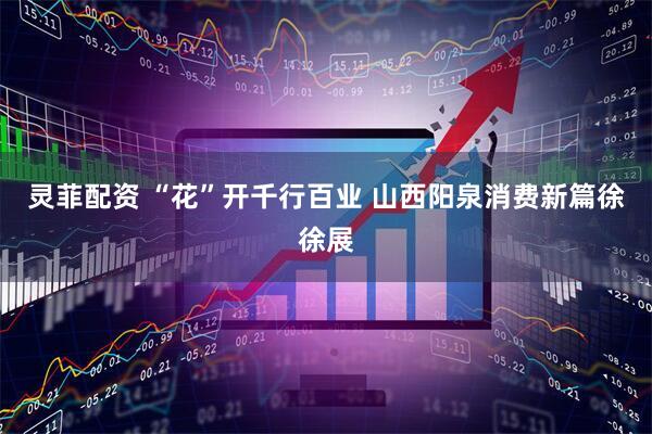灵菲配资 “花”开千行百业 山西阳泉消费新篇徐徐展